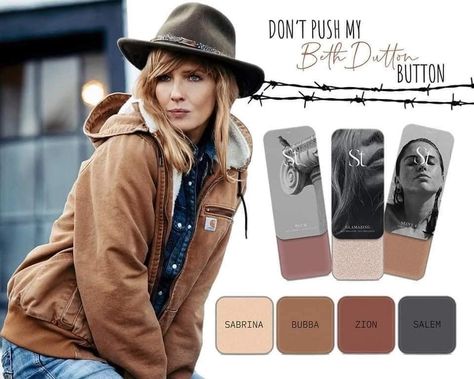 Beth Dutton Makeup, New Eyeshadow Palettes, Beth Dutton, Lip Liner, Get The Look, Ibiza, Eye Makeup, Makeup, Beauty