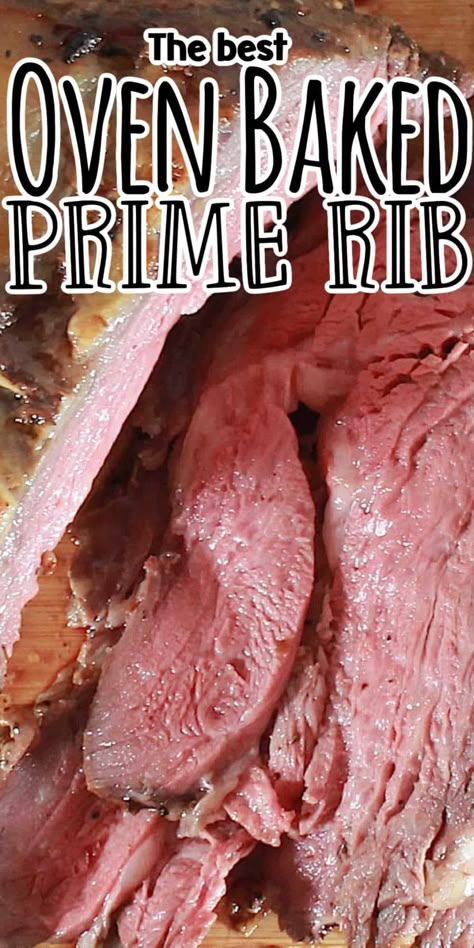 Baked Prime Rib, Prime Rib In Oven, Prime Rib Roast Recipe Ovens, Desserts Easy Christmas, Sweet Christmas Treats, Cooking Prime Rib Roast, Prime Rib Au Jus, Prime Rib Recipes, Jus Recipe