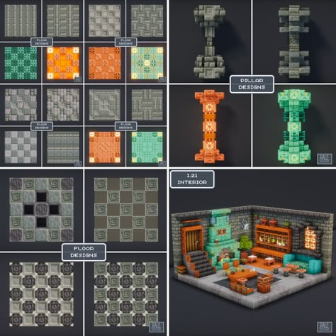 Minecraft 1.21, Minecraft Vault, Minecraft Floor Designs, Minecraft Hacks, Minecraft Steampunk, Marvel Retro, Minecraft Seeds, Rumah Minecraft Sederhana, Minecraft Things