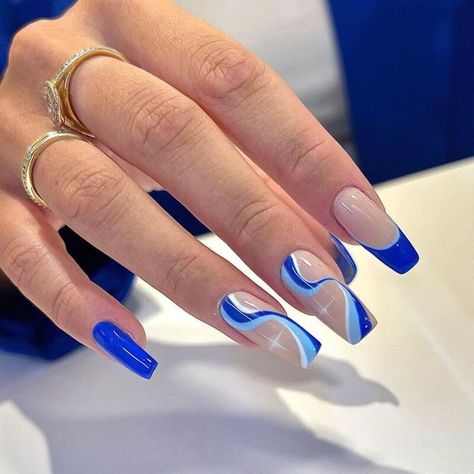 Indigo Nails 💙 unghie estate 2023 color indaco, l’affascinante blu Nail Inspo, Nail Art, Nails