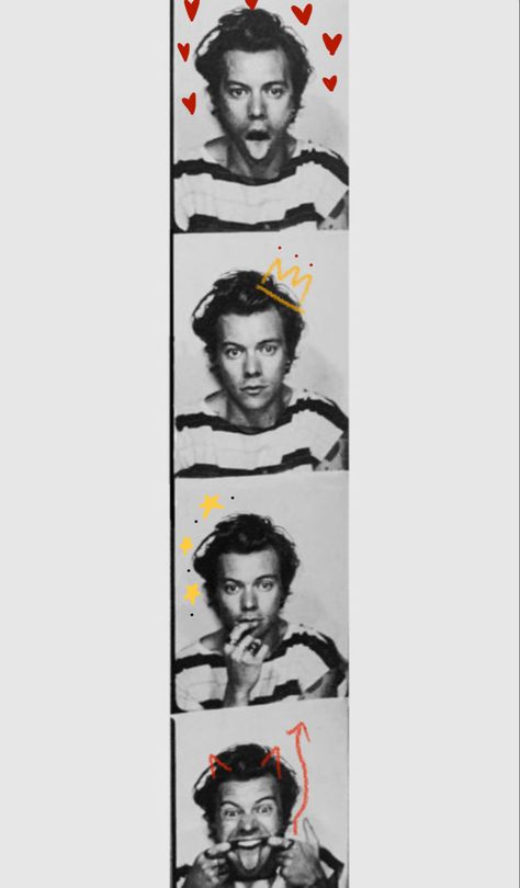 Photobooth Harry Styles, Harry Polaroid Wallpaper, Photobooth Bookmark Aesthetic, Harry Styles Coded Wallpapers, Harry Styles Photobooth Strip, Harry Styles Bookmark Printable, Harry Photobooth, Hs Background, Harry Coded Wallpaper