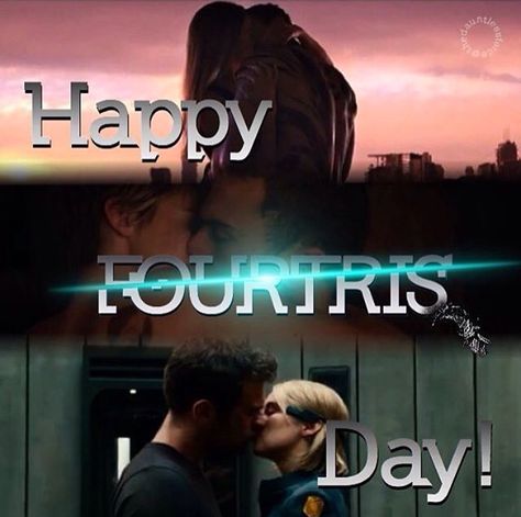 Fourtris in every movie. Happy Fourtris Day! Divergent 1, Tris And Four, Tobias Eaton, Veronica Roth, Divergent Series, Theo James, Book People, Allegiant, Insurgent