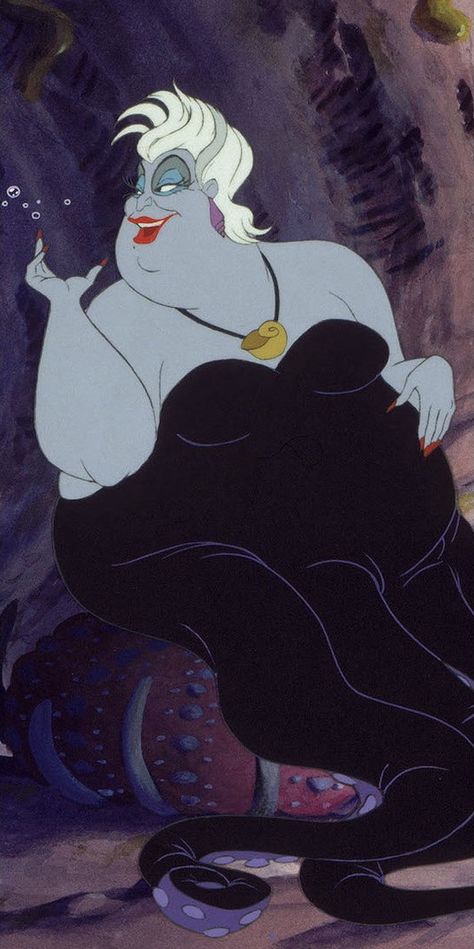 Ursula Phone Wallpaper, Ursula Character Design, Ursula As A Human, Disney Villains Ursula, Ursula Screencaps, Horror Disney Princess, Ursula Wallpaper, Ursula Outfit, Ursula Drawing