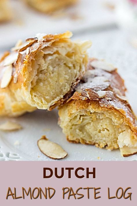 Banket Dutch Pastry Recipe, Woman’s World Magazine Recipes, Dutch Almond Pastry, Light And Airy Desserts, Almond Puff Pastry Recipes, Dutch Banket Recipe, Almond Puff, Dutch Desserts, European Desserts