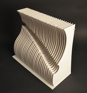 Wucius Wong - Serial planes in repetition and gradiation, 2014 Foamcore Model, Serial Planes, Flower Pavilion, Pavilion Architecture, Plane Design, Arch Model, Elements And Principles, Design Basics, Parametric Design