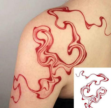 Tattoos For Leg, Big Tattoo Ideas, Jamie Tattoo, Fluid Tattoo, Swirly Tattoo, Jam Tattoo, Me Tattoo Ideas, Centipede Tattoo, White Ink Tattoos