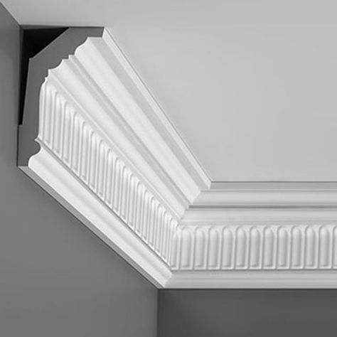 Orac - Crown Moulding Ceiling Moulding Design, Moulding On Ceiling, Pop Moulding, Ceiling Moulding, Modern Crown Molding, Ceiling Crown Molding, Pop Design For Roof, Molding Design, Cornice Moulding