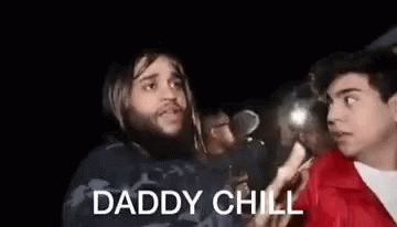 Daddy Chill Calm Down GIF - DaddyChill CalmDown Wait - Discover & Share GIFs Daddy Chill, Signs Guys Like You, What Should I Draw, Soulmate Au, Cool Jazz, Reaction Memes, Funny Sticker, I Dont Like You, Weird Shirts