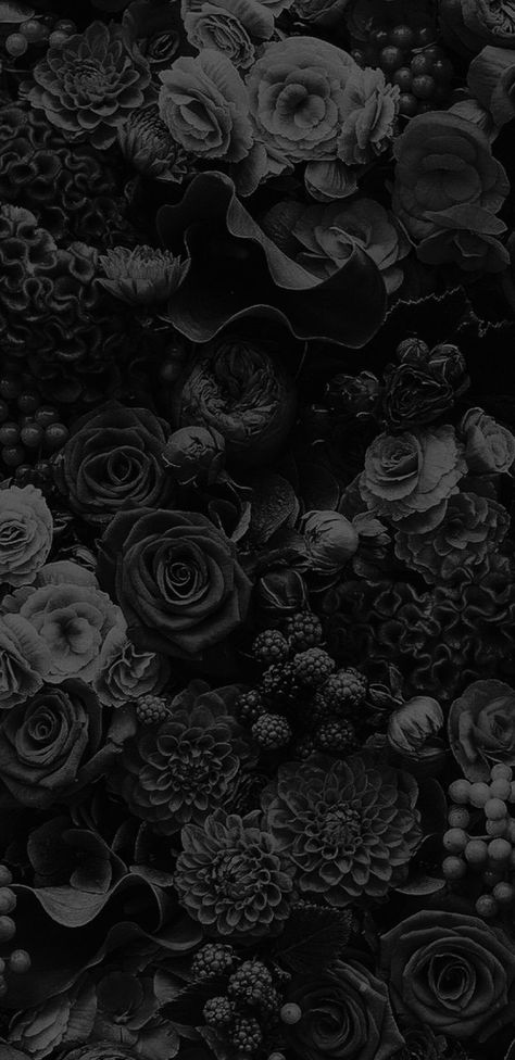 Dark Flowers Background, Gothic Valentine Aesthetic, Pretty Dark Backgrounds, Black Flowers Aesthetic Wallpaper, Gothic Background Wallpapers, Black Flowers Background, Dark Textured Wallpaper, Black Boho Aesthetic, Dark Flower Background