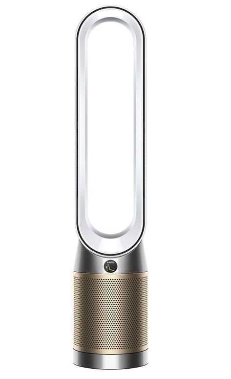 Dyson Purifier Cool Formaldehyde™ TP09 Air Purifier and Fan - White/Gold. • Automatically senses, captures, and traps pollutants for cleaner air..number_of_speeds: 10 • Detects and destroys formaldehyde released from household items. • Fully sealed to HEPA H13 standard. The HEPA filter captures 99.97 percent of particles 0.3 microns in size. An additional filter removes odors and gases including VOCs. Dyson Purifier, Dyson Fan, Amazon Wishlist, Hepa Air Purifier, Air Purifiers, Hepa Filter, Air Cleaner, Air Purifier, Air Filter