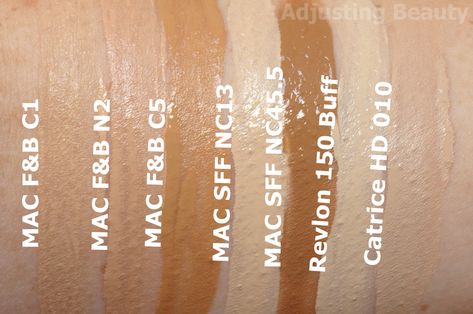 MAC Studio Face And Body Foundation - C1 - Adjusting Beauty Mac Face And Body, Mac Studio Fix Fluid, Avon Mark, Body Foundation, Nars Blush, Mac Studio, Colors For Skin Tone, Lots Of Makeup, Yellow Tones