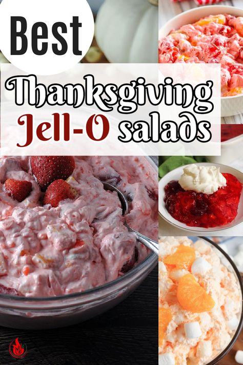 Thanksgiving Jello Salad, Friendsgiving Side Dishes, Thanksgiving Jello, Thanksgiving Food Ideas, Salads Easy, Preparing Thanksgiving Dinner, Friendsgiving Food Ideas, Easy Thanksgiving Dessert Recipes, Jello Salads