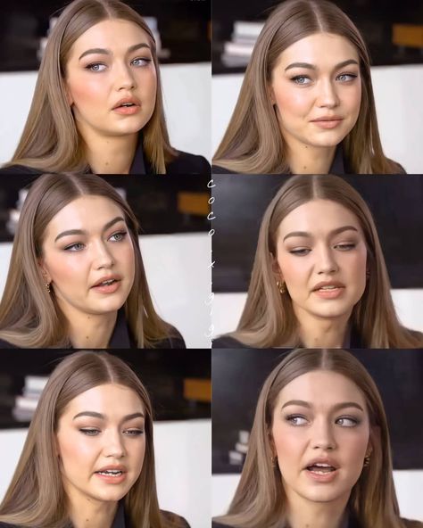 Gigi Hadid Hair Brown, Young Gigi Hadid, Gigi Hadid Maybelline, Bella Hadid Hair, Light Ash Brown Hair, Gigi Hadid Beauty, Hello Hair, Gigi Hadid Looks, Ash Brown Hair