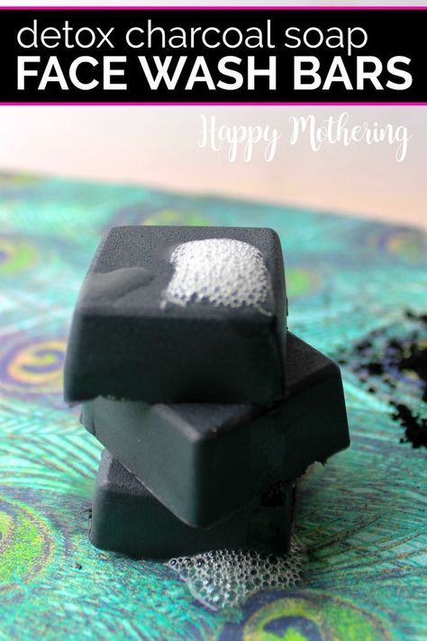 Are you looking for an easy way to detox your skin? This DIY Detox Charcoal Soap Face Wash Bars recipe is an easy way to cleanse during your normal beauty routine. #activatedcharcoal #facewash #diybeauty #naturalbeauty #skindetox #detoxsoap #charcoalsoap #meltandpoursoap Coffee Facial, Diy Detox, Charcoal Face Wash, Activated Charcoal Soap, Homemade Lotion, Charcoal Soap, Melt And Pour, Skin Detox, Home Remedies For Hair