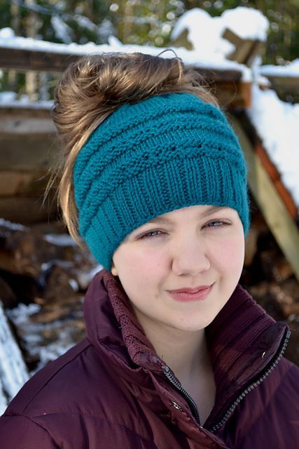 Ponytail hat pattern