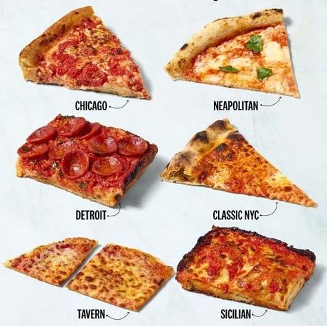 Types Of Pizza Names, Variety Of Pizza, Pizza Party Meme, Types Of Pizza, Pizza Style, Practical Kitchen, Food Infographic, Pizza Meme Humor, Bento Recipes