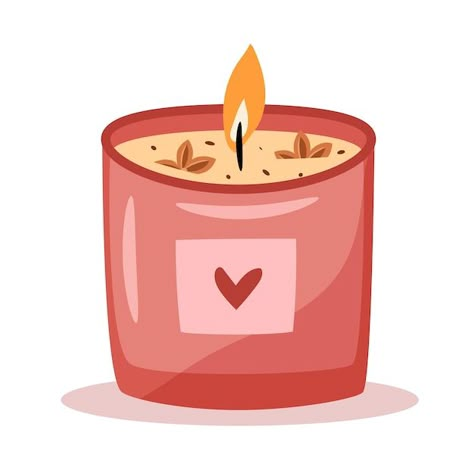 Candle Images Simple, Drawing Of A Candle, Candle Illustration Art, Candles Drawing, Candle In A Jar, Cartoon Candle, Candle Gif, Candle Illustration, Candle Drawing