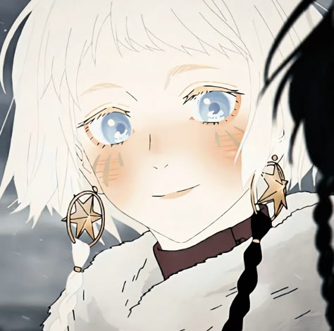 White Snow Eve, White Snow, White Hair, Danganronpa, Character Ideas, Matching Icons, Face Claims, Blue Eyes, Aesthetic Anime