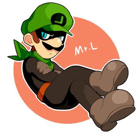 SMG4 Mr .L Mario Wii, Youtube Pic, Luigi Mansion, Luigi And Daisy, Mr L, Super Mario All Stars, Nintendo Mario Bros, Mario Fan Art, Mario Stuff