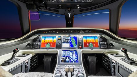 Jet Cockpit, Apocalyptic Car, Private Aviation, Glass Cockpit, Luxury Jets, Spaceship Interior, Robb Report, Spaceship Art, Air Space