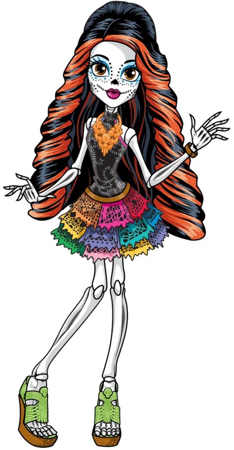 Monster High Wiki, Skelita Calaveras, Mexican Artwork, Arte Monster High, Monster High Pictures, Monster High Party, Moster High, Catty Noir, Love Monster