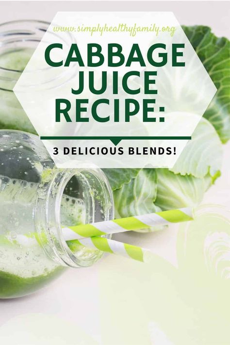 Learn how to make these delicious blends of cabbage juice today! Recipes on this pin! #cabbage #cabbagejuice Cabbage Juice For Ulcers, Cabbage Juice Recipe, Cabbage Smoothie, Healthy Dinner For One, Cabbage Juice, Healthy Bread Recipes, Food Advice, Healthy Bread, Juice Recipe