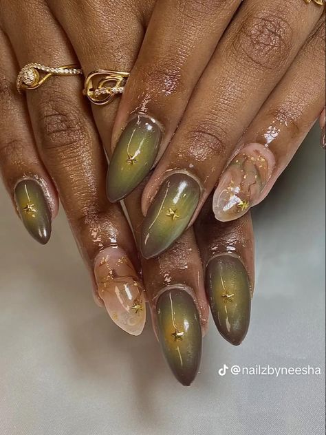 Jewel Tone Nail Designs, Boho Nails, Hippie Nails, Colorful Nail, Grunge Nails, Unique Acrylic Nails, Manicure Ideas, Ideas Nails, Funky Nails