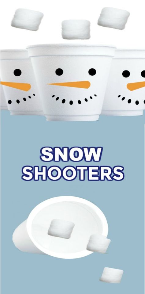 Snow Shooters for Kids Snowball Games, Snow Games, Neighborhood Activities, Winter Club, Snow Crafts, Make Snow, Snow Party, Play For Kids, Fun Projects For Kids