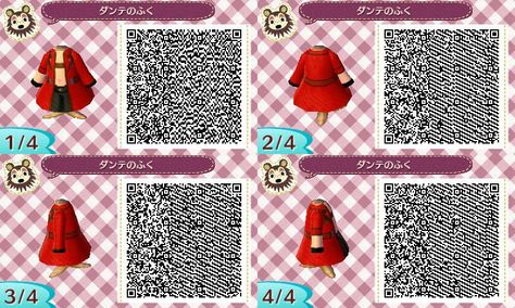 Dante (Devil May Cry 2) Qr Code Animal Crossing, Ac Outfits, Dress Qr Code, Animal Crossing Qr Codes, Acnl Qr Codes, Motif Acnl, Winter Sweater Dresses, Leaf Man, Animal Crossing New Leaf