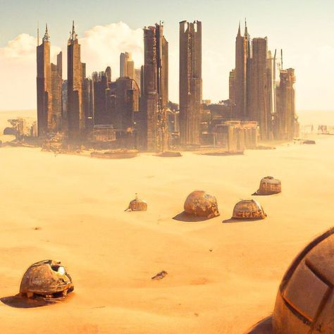 Apocalyptic Landscape Concept Art, Apocalyptic Wasteland Concept Art, Futuristic Desert City Concept Art, Post Apocalyptic Desert City, Post Apocalyptic City Art, Desertpunk City, Post Apocalyptic World Art, Desert City Concept Art, Mad Max Concept Art