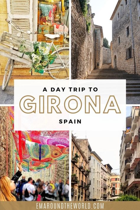 The Best Things to Do in Girona, Spain | Em Around the World Girona Spain Game Of Thrones, Barcelona Spain Travel, Girona Spain, Spain Travel Guide, Europe Trip Itinerary, Flower Festival, Barcelona Travel, Europe Vacation, Europe Travel Guide