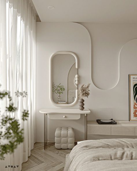 Mirror On The Wall, Bedroom Furniture Design, House Interior Decor, Home Room Design, Ideas Home, Luxurious Bedrooms, 인테리어 디자인, Interior Design Bedroom, Home Decor Ideas