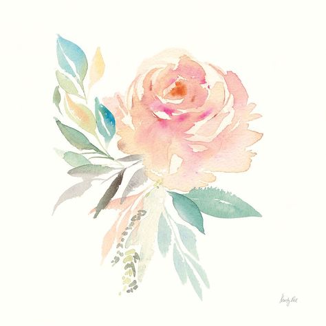 Kristy Rice Watercolor, Watercolor Blossom, Kristy Rice, Rose Artwork, Watercolor Flowers Tutorial, Stock Paper, Wall Art For Sale, Fine Arts Posters, Online Art Store