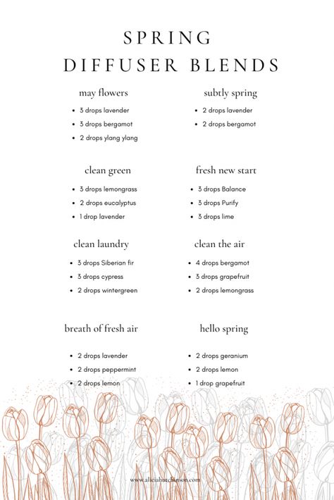 Spring Diffuser Blends Spring Diffuser Blends Young Living, April Diffuser Blends Young Living, April Essential Oil Diffuser Blends, Creativity Diffuser Blend, Essential Oil Recipes Diffuser Spring, Spring Diffuser Blends, Summer Essential Oils, Lavender Diffuser, Diffuser Blends Young Living