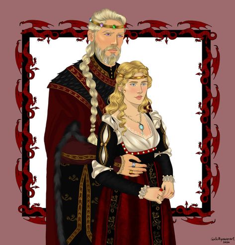 Queen Alysanne, Game Of Thrones Books, Game Of Thrones Artwork, Here Be Dragons, Got Dragons, George Rr Martin, Targaryen Art, Asoiaf Art, Targaryen Aesthetic