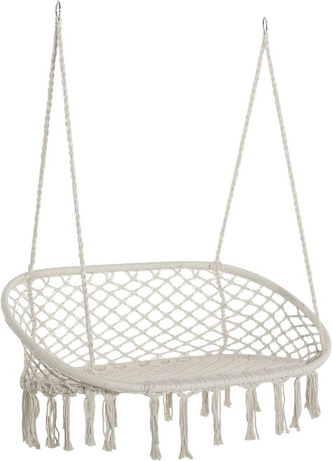 Hanging Rope Chair, Hanging Seats, Macrame Swing, Rope Chair, Rope Hammock, Hanging Hammock Chair, Rough Wood, Hanging Hammock, Large Macrame