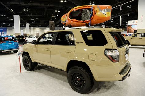 4runner Car Camping, Car Camping 4runner, 2022 4runner Trd Off Road, Tan 4runner, 4runner White, Toyota 4runner Trd, Truck Ideas, Toyota 4runner, Tan Color