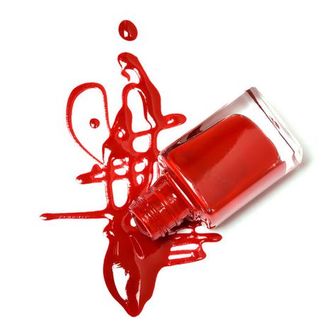 Nail Polish Spill, Remove Makeup Stains, Nail Polish Stain, Diy Nails Stickers, Dark Nail Polish, Polyvore Items, Home Remedies For Skin, Fingernail Polish, Red Nail Polish