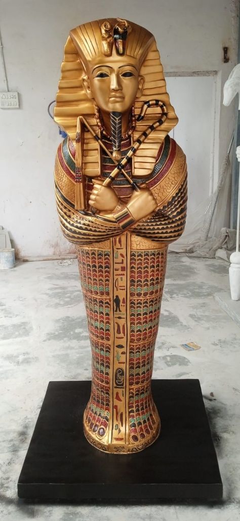 Egyptian mummy box Egyptian Halloween, Egyptian Mummy, Egypt Mummy, Halloween Outside, Egyptian Mummies, Halloween Mummy, King Tut, Samurai Gear, Egypt