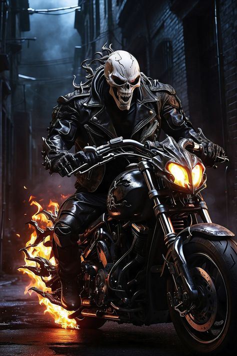 Ghost Raider, Neet 2024, Marvel Comic Book Characters, Graphic Design Text, Ghost Rider Pictures, Dragon Wallpaper Iphone, Epic Characters, Skull Wallpaper, Marvel Comic Books