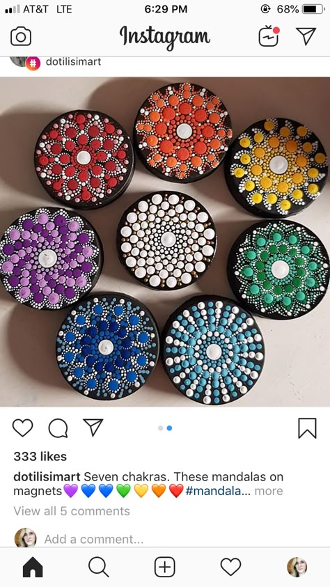 Dot Painting On Coasters, Dot Art On Coasters, Coaster Dot Painting, Dot Mandala Coasters, Dot Art Tealight Holder, Dot Mandala Tea Coaster, Christmas Mandala, Mandala Jewelry, Mandala Art Therapy