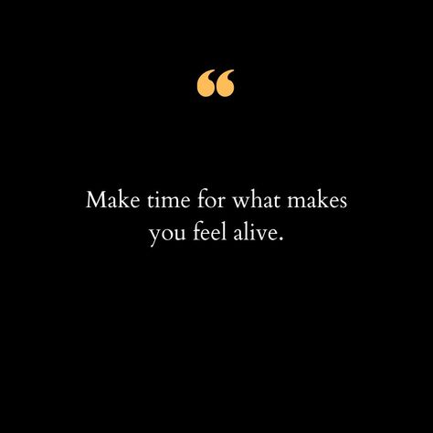 In the hustle and bustle of our daily lives, it's easy to get caught up in the routine, leaving little room for the things that truly bring us joy and make us feel alive. But amidst the obligations and responsibilities, it's crucial to carve out time for those passions and activities that light up our souls. Whether it's spending time in nature, indulging in a creative hobby, connecting with loved ones, or simply taking a moment to breathe and appreciate the present, these are the moments tha... Feeling Alive, Spending Time In Nature, Time In Nature, The Routine, Christmas Jesus, The Hustle, Creative Hobbies, Real Quotes, Make Time