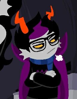 Eridan Homestuck, Nerd Boy, Homestuck, Purple, Black