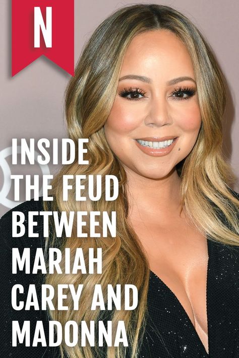 Mariah Carey famously once shaded Jennifer Lopez when she said she didn't know who the multi-talented singer and actor was. She also had beef with rapper Eminem in a "he-said, she-said" battle when she hinted that her song, "Obsessed," was about his supposed obsession her, according to In Touch Weekly. In 2006, Christina Aguilera accused Carey of behaving diva-like at a party.  #mariahcarey #madonna #feud #famous Rapper Eminem, Big Pops, She Song, Christina Aguilera, Mariah Carey, She Said, Pop Star, Pop Music, Eminem