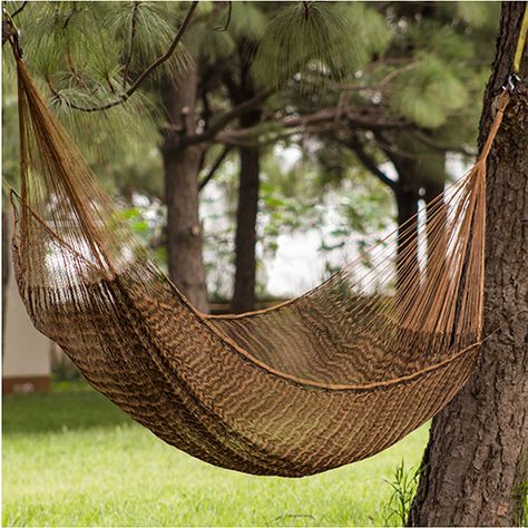 Backyard Hammocks: Which One to Buy & Hang in Your Yard - This Old House Hammock Hooks, Tree Camping, Tree Tent, Backyard Hammock, Rope Hammock, Hammock Bed, Condo Ideas, Patio Designs, Hammock Camping