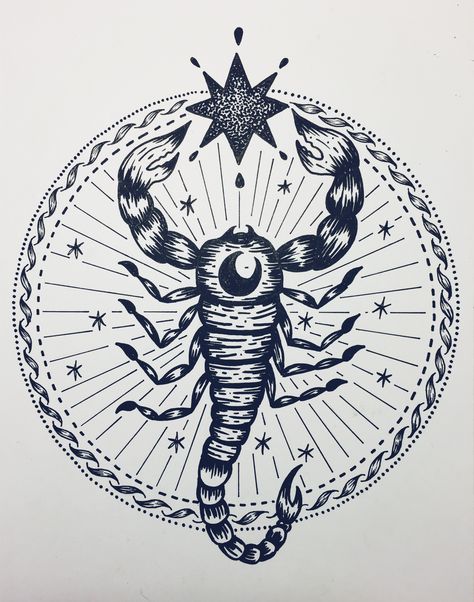 Scorpio Illustration, Scorpio Art, Astrology Scorpio, Scorpion Tattoo, Scorpio Season, Zodiac Art, Surreal Art, Body Art Tattoos, Art Inspo