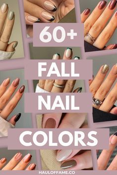 Nails November 2022 Trends, September Manicure Colors, Fall Nails 2023 Gel, Gel Nails Ideas Fall 2023, Gel Nail Designs Fall 2023, September Nails Color Fall Short, Fall Acrylic Nail Colors, Classy Almond Nails Ideas Fall, Fall Nails 2023 Trends Square