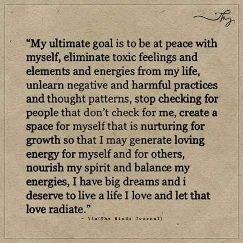 My ultimate goal is to be at peace with myself - http://themindsjournal.com/my-ultimate-goal-is-to-be-at-peace-with-myself/ At Peace With Myself, Peace With Myself, Deep Meaningful Quotes, Be At Peace, Gratitude Challenge, Amy Poehler, Mindfulness Journal, At Peace, Peace Quotes