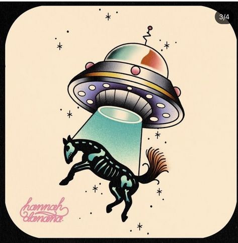 Celestial Tattoos, Alien Tattoos, Spaceship Tattoo, Tattoo Character, Ufo Tattoo, Wrist Tattoo Designs, American Traditional Tattoo Ideas, Celestial Tattoo, Nature Tattoo Sleeve