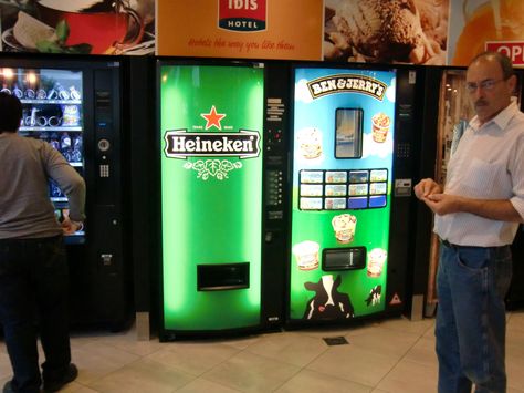 Only in Amsterdam! Beer vending machines in Hotel Lobby :) Beer Vending Machine, Business Plan Infographic, Vending Machines, Ben And Jerrys, Man Stuff, Mans World, Vending Machine, Hotel Lobby, Business Plan